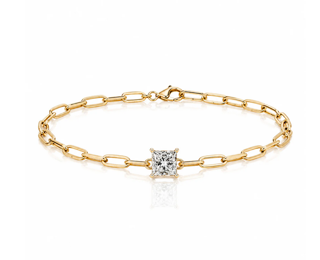 3 Lab Diamonds Bracelets