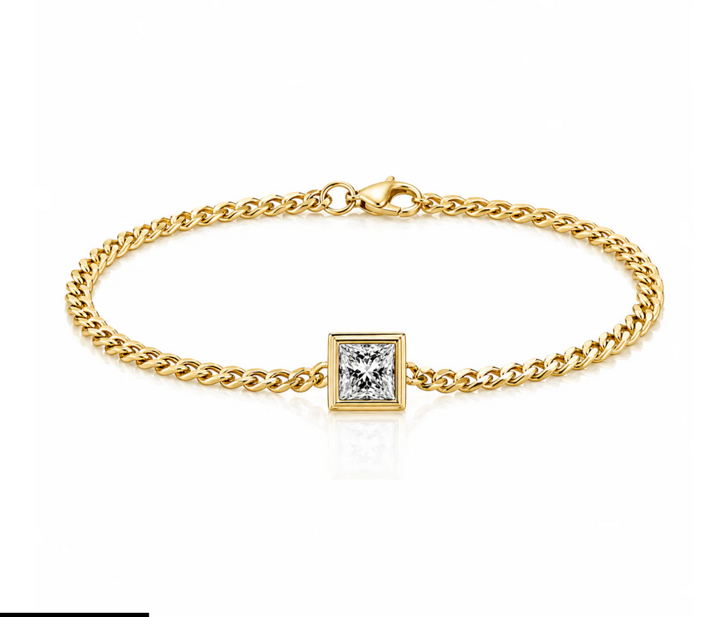 3 Lab Diamonds Bracelets